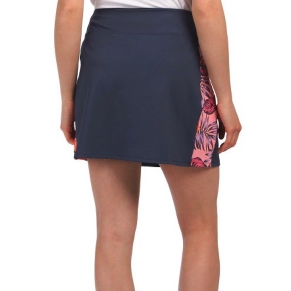 TOMMY BAHAMA Womens GOLF Skirt With Attached Shorts Size XL Navy Blue New - Picture 2 of 9